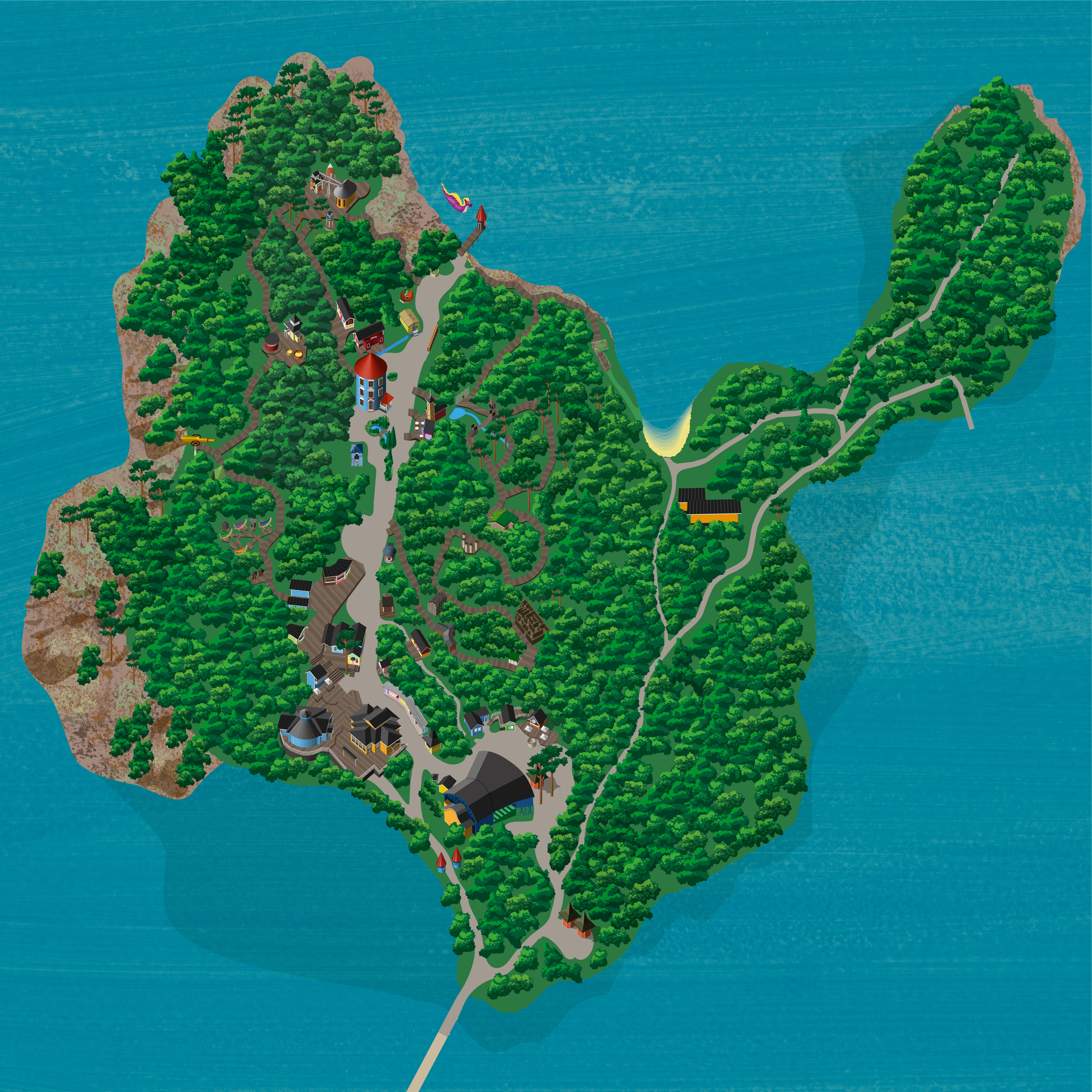 Map of Moominworld