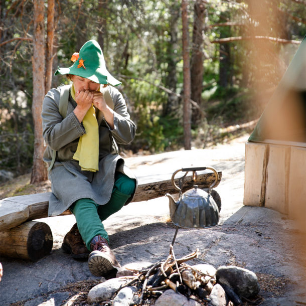 Snufkin in the woods