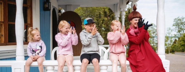 Little My and kids having fun